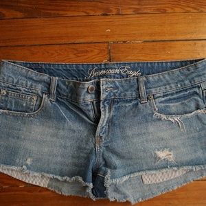 Cutoff Denim Shorts
